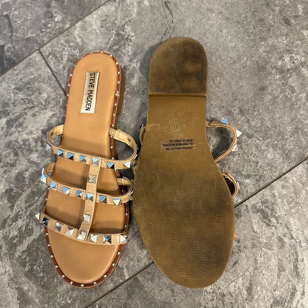 STEVE MADDEN STUDDED SANDALS